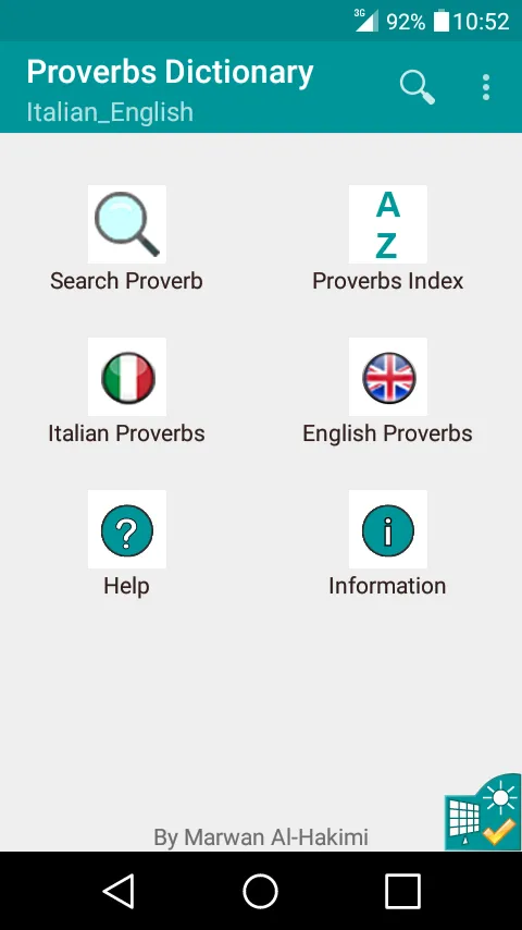 Italian-English Proverbs Dict. | Indus Appstore | Screenshot