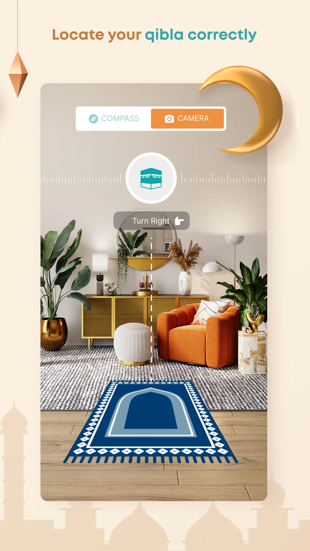 Qibla Direction - Prayer Times | Indus Appstore | Screenshot