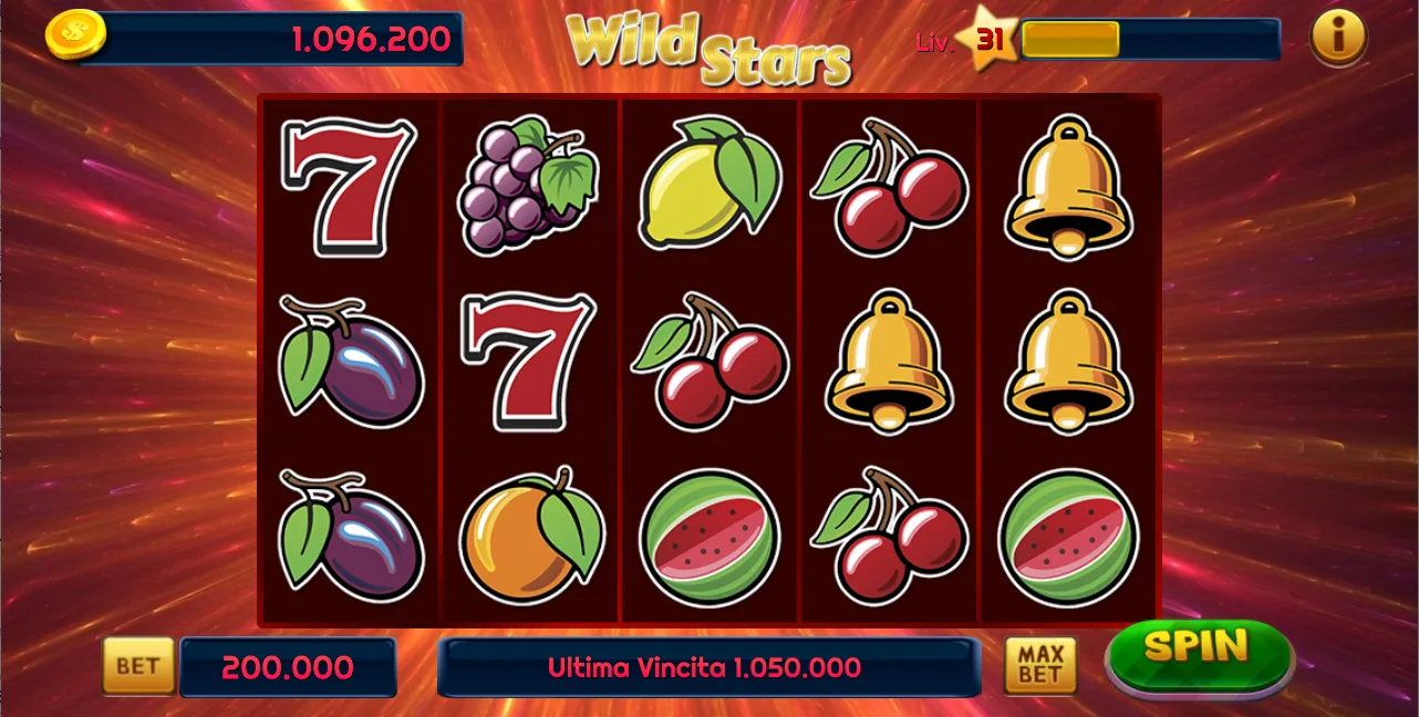 Wild Stars Slot | Indus Appstore | Screenshot