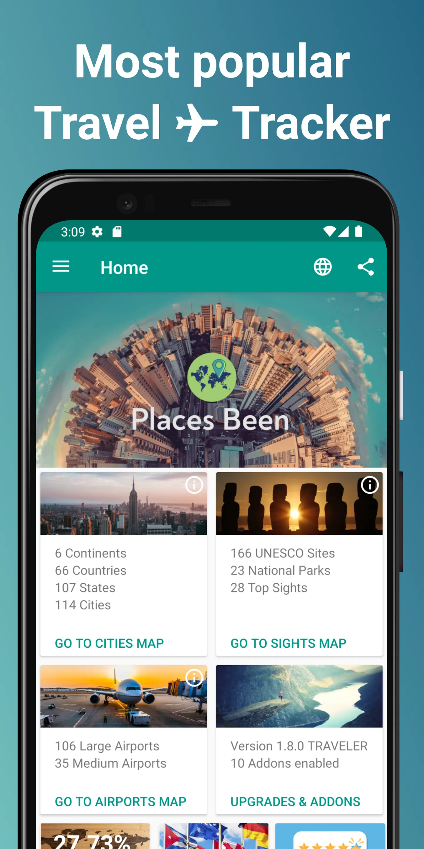 Places Been - Travel Tracker | Indus Appstore | Screenshot