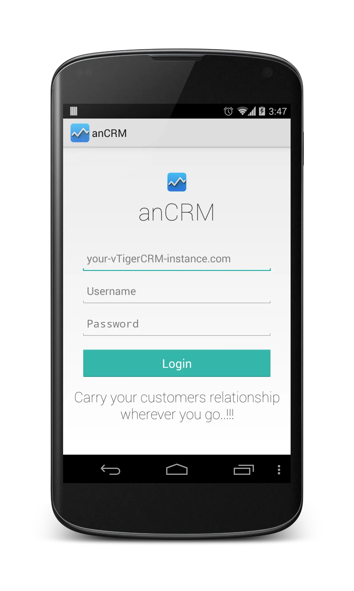 anCRM - vTiger CRM Client | Indus Appstore | Screenshot