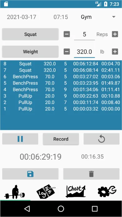 HeavyLog - Fitness Recorder, N | Indus Appstore | Screenshot