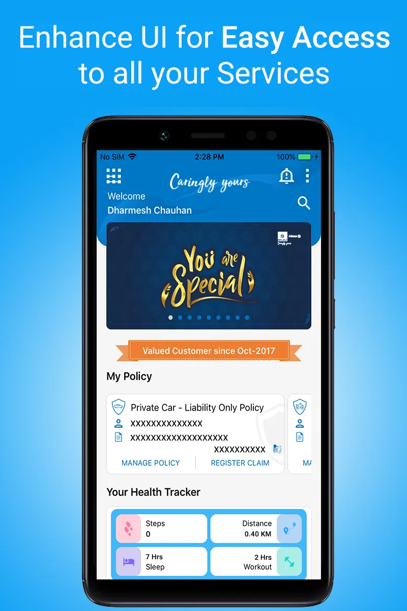 Caringly Yours: Insurance App | Indus Appstore | Screenshot