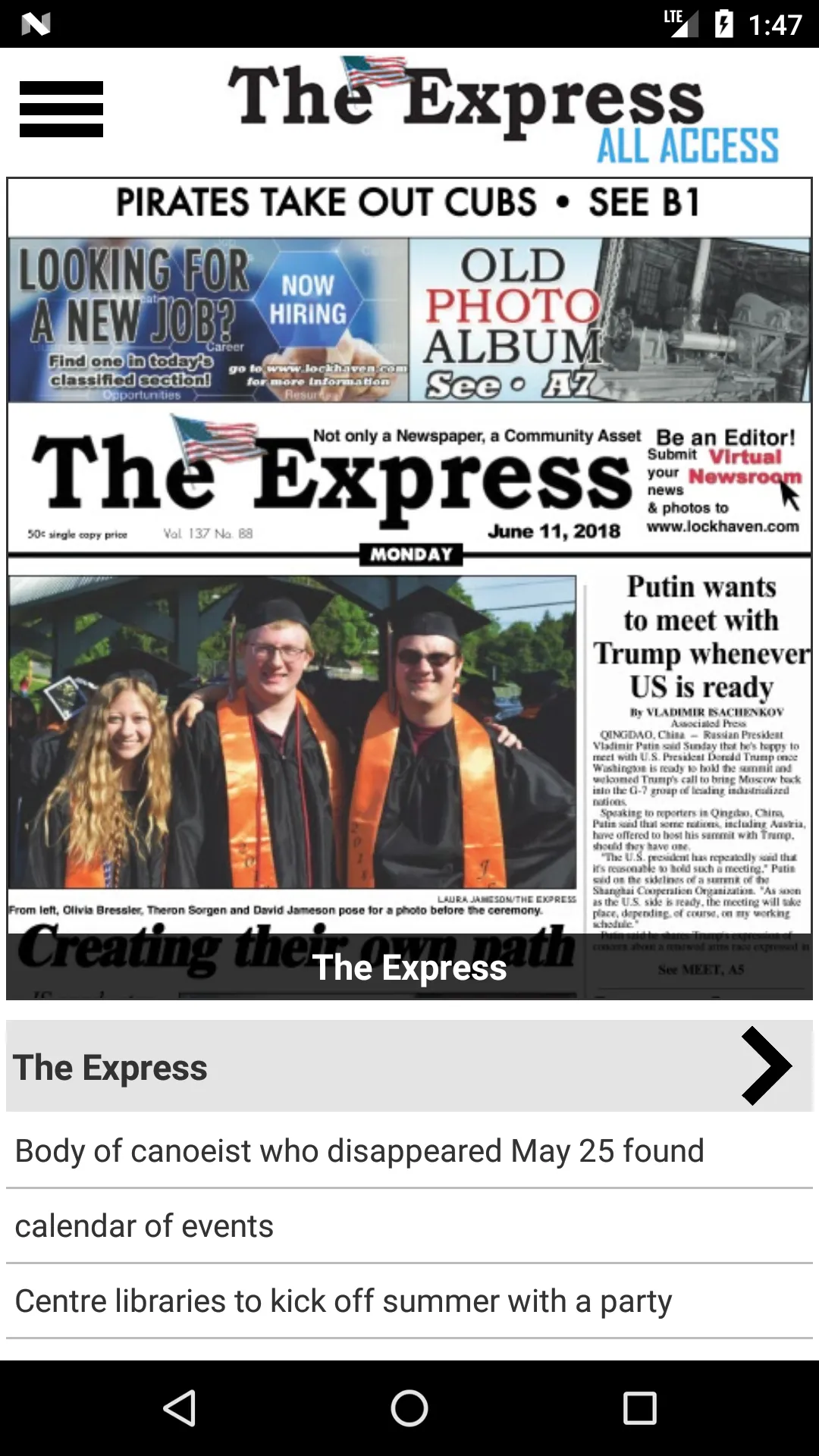 The Express All Access | Indus Appstore | Screenshot