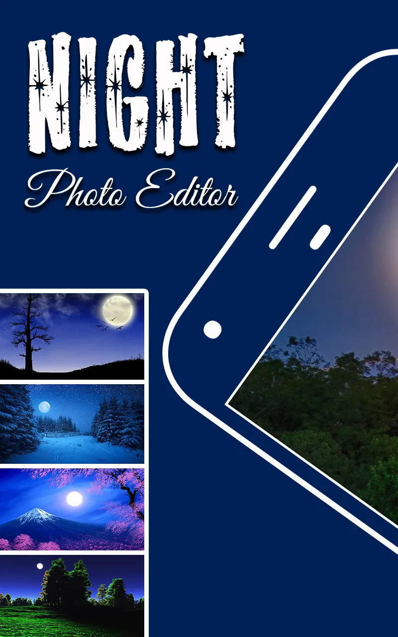 Night photo editor moon frames | Indus Appstore | Screenshot