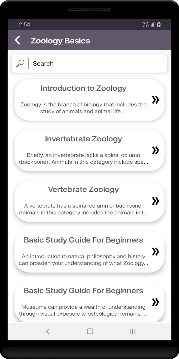 Zoology Basics | Indus Appstore | Screenshot