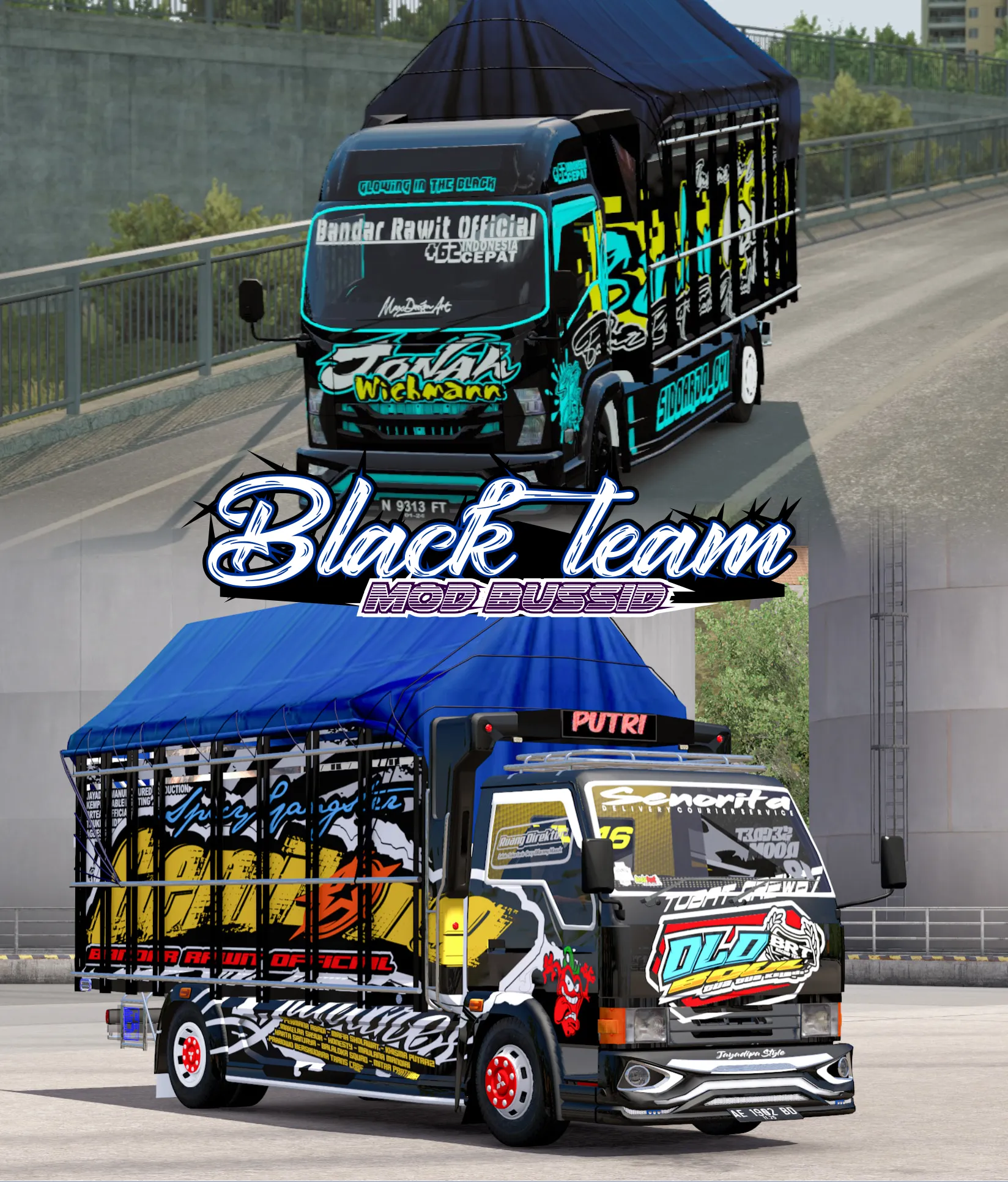 Mod Bussid Black Team | Indus Appstore | Screenshot