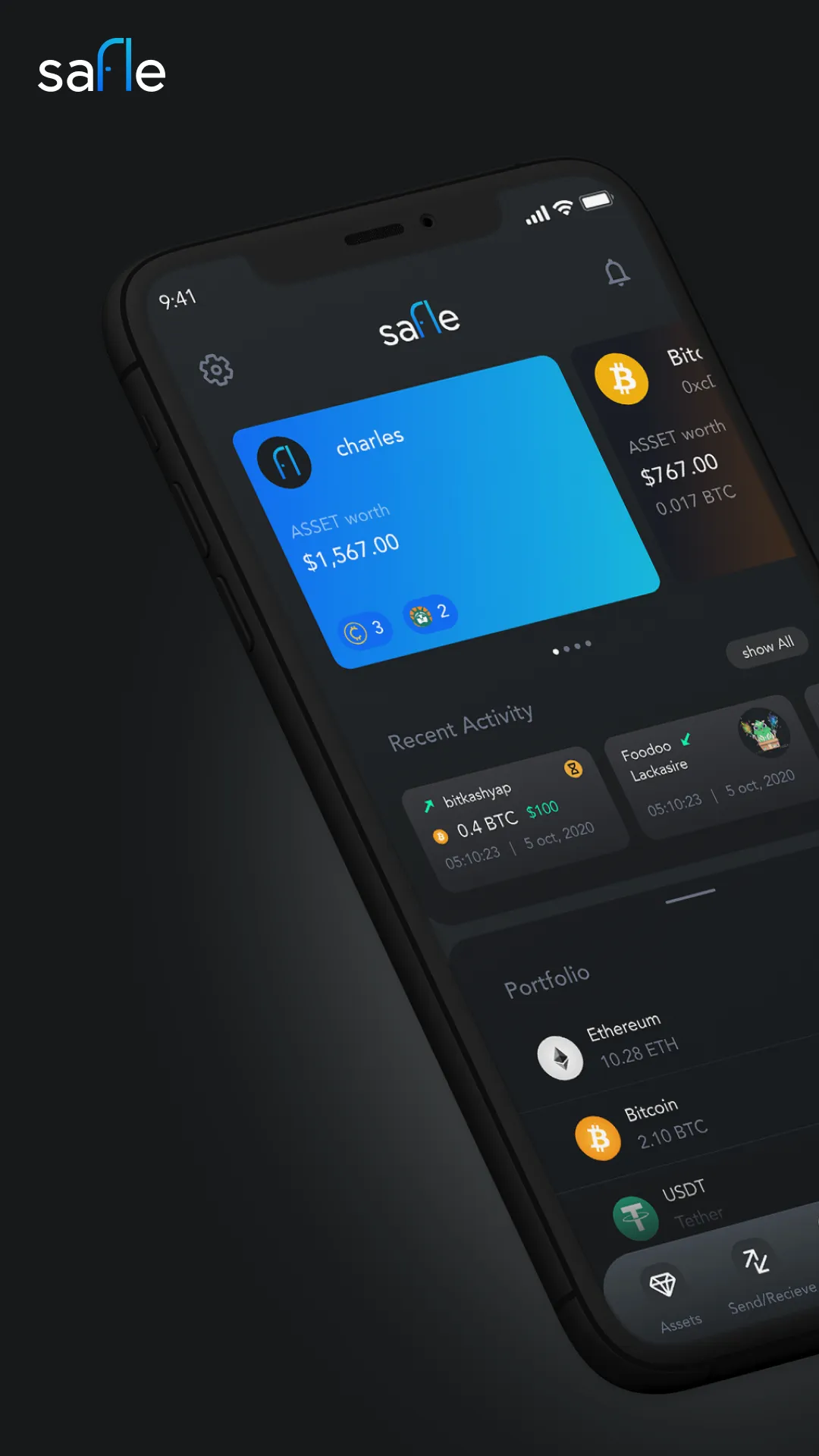 Safle - Web3 Wallet | Indus Appstore | Screenshot