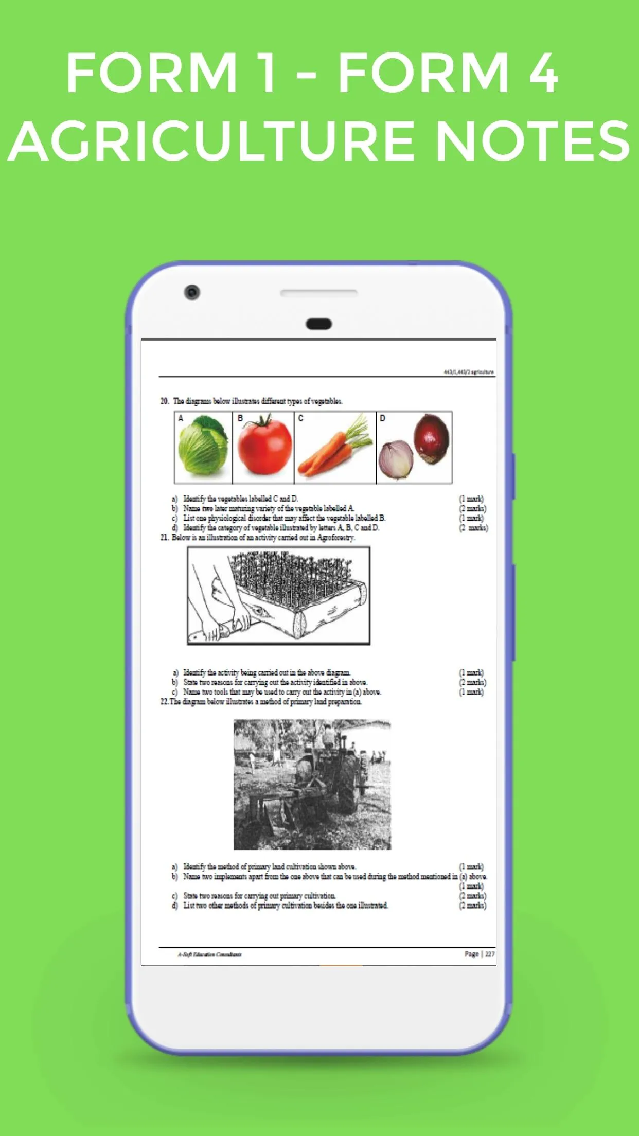 Agricultures Notes Form 1-4 | Indus Appstore | Screenshot