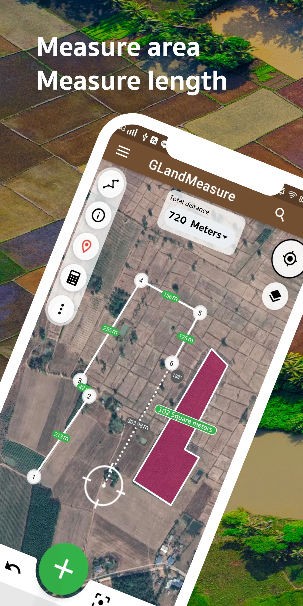 Land Area Measure GPS - GLand | Indus Appstore | Screenshot