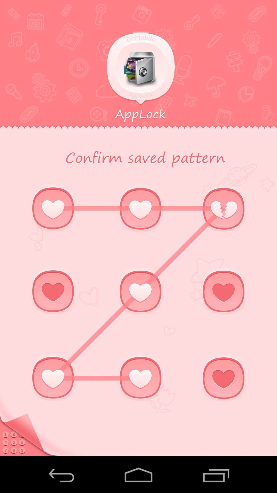 AppLock Theme Pink | Indus Appstore | Screenshot