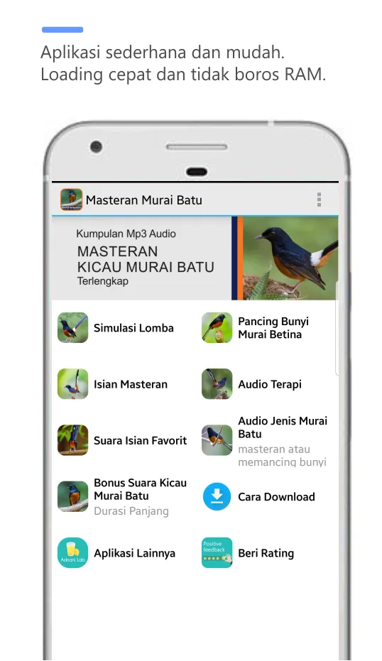 Masteran Murai Batu full isian | Indus Appstore | Screenshot