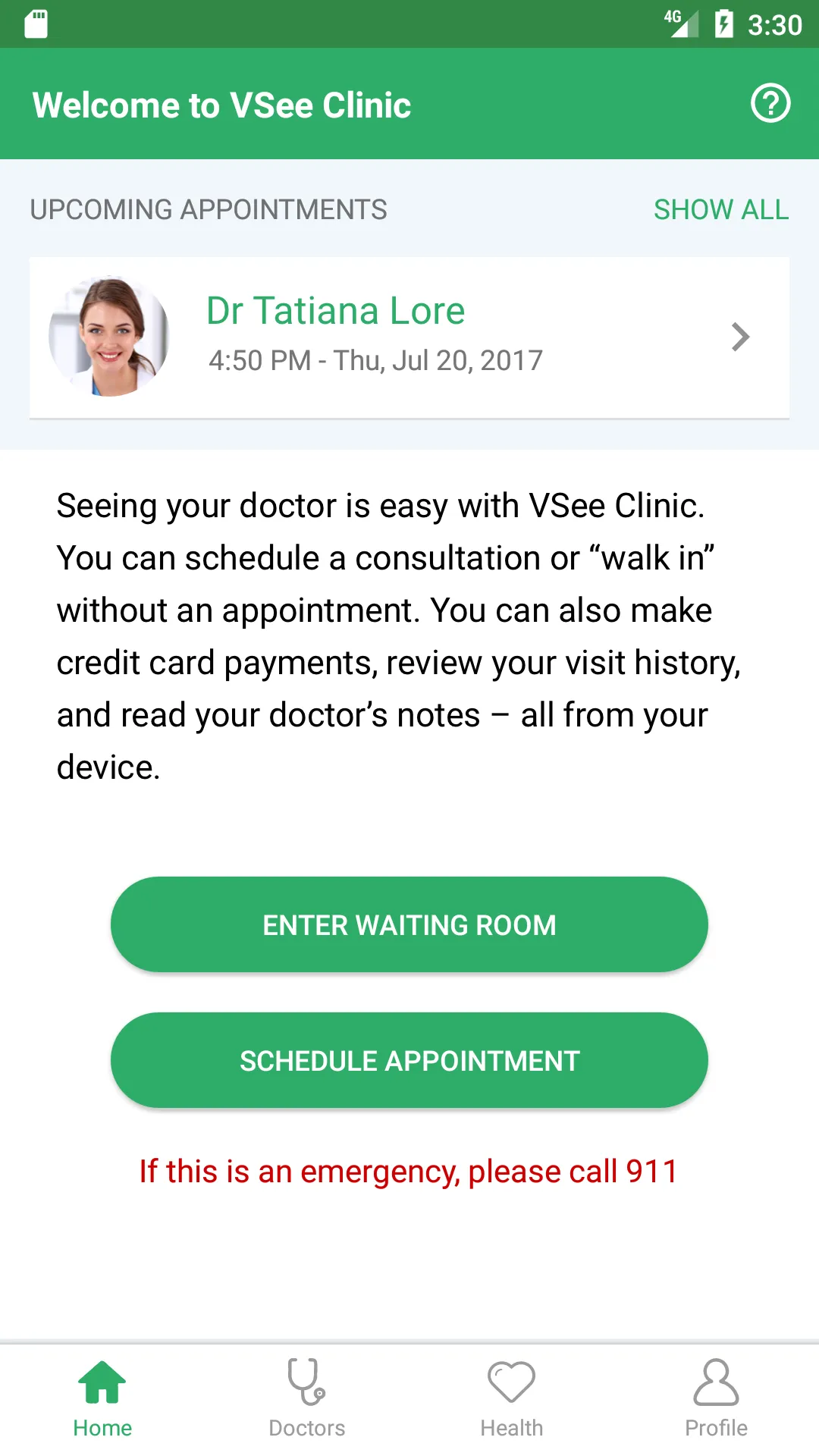 VSee Clinic for Patient | Indus Appstore | Screenshot