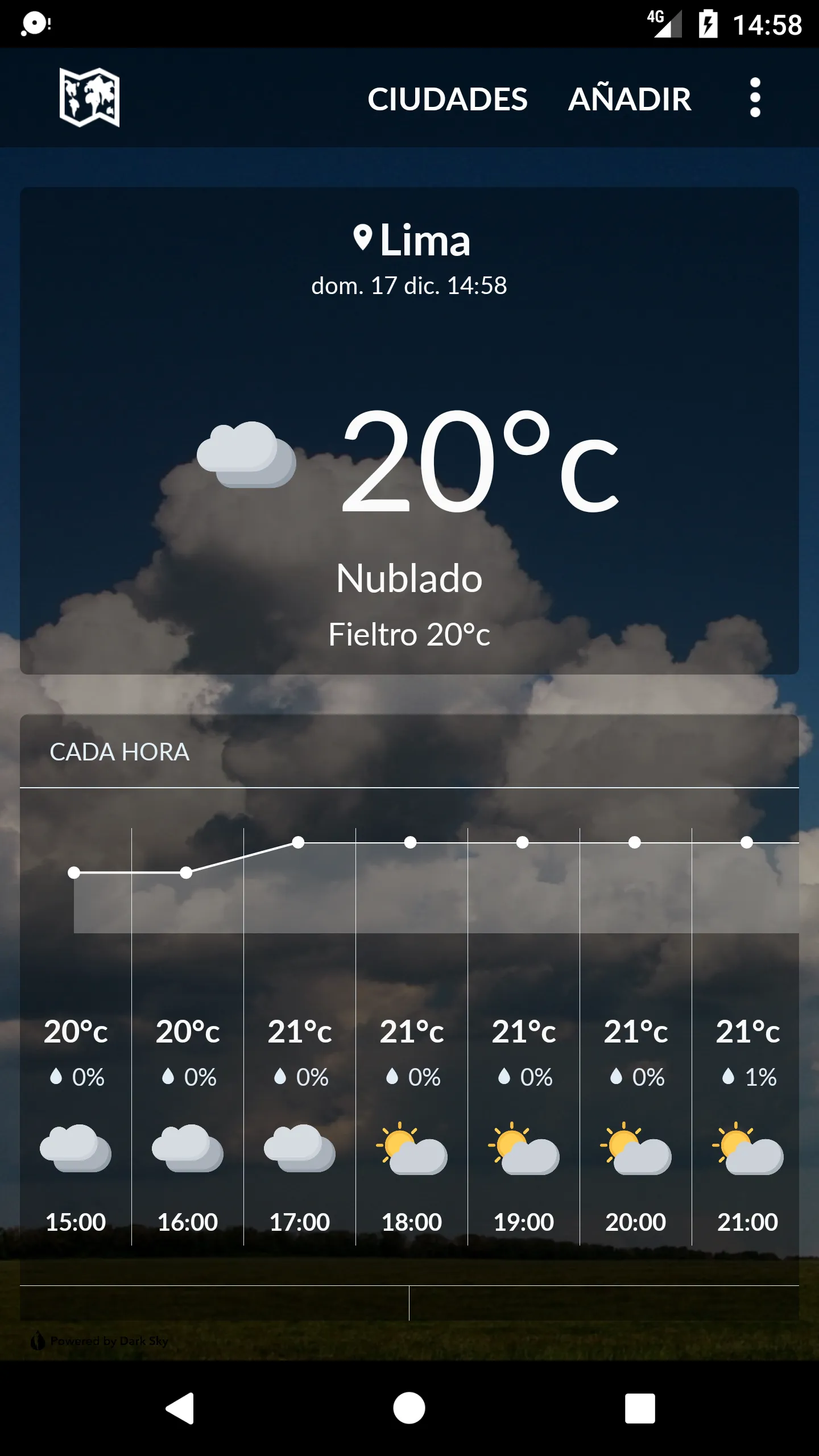 Peru weather | Indus Appstore | Screenshot