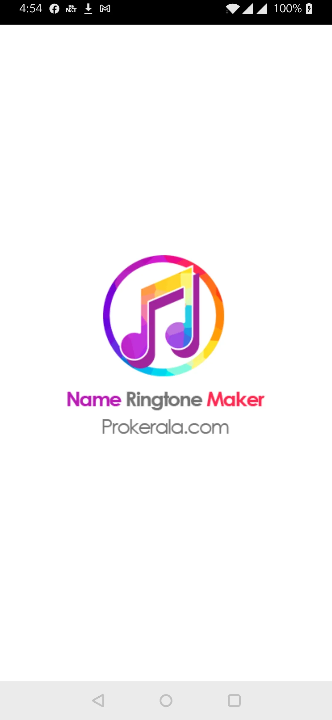 Name Ringtone Maker | Indus Appstore | Screenshot