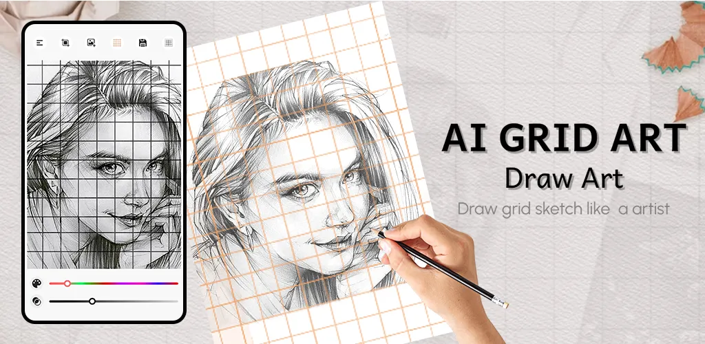 AI Grid Art : Draw Art | Indus Appstore | Screenshot