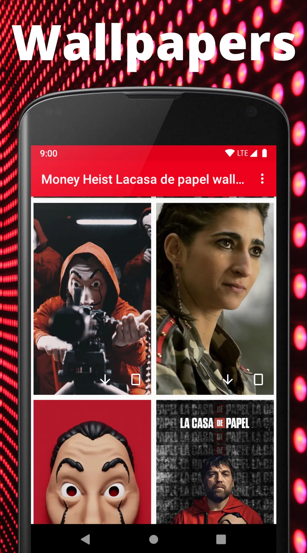 Wallpaper de Money Heist | Indus Appstore | Screenshot