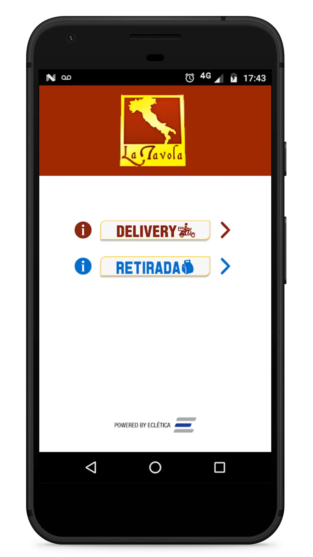 La Tavola Pizzaria | Indus Appstore | Screenshot