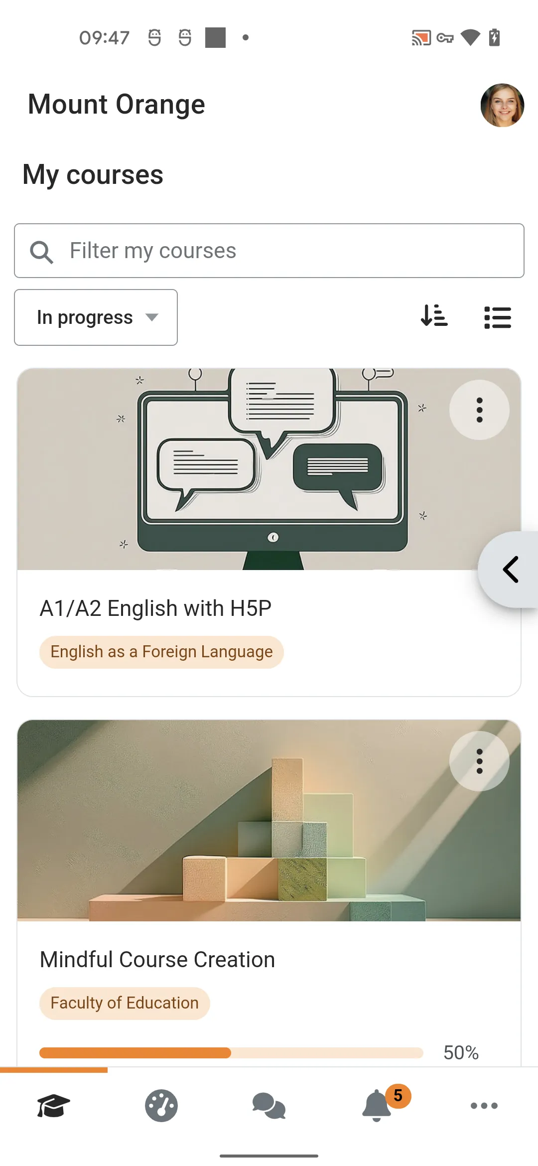 Moodle | Indus Appstore | Screenshot