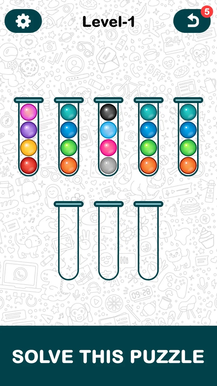 Ball sort puzzle - number sort | Indus Appstore | Screenshot