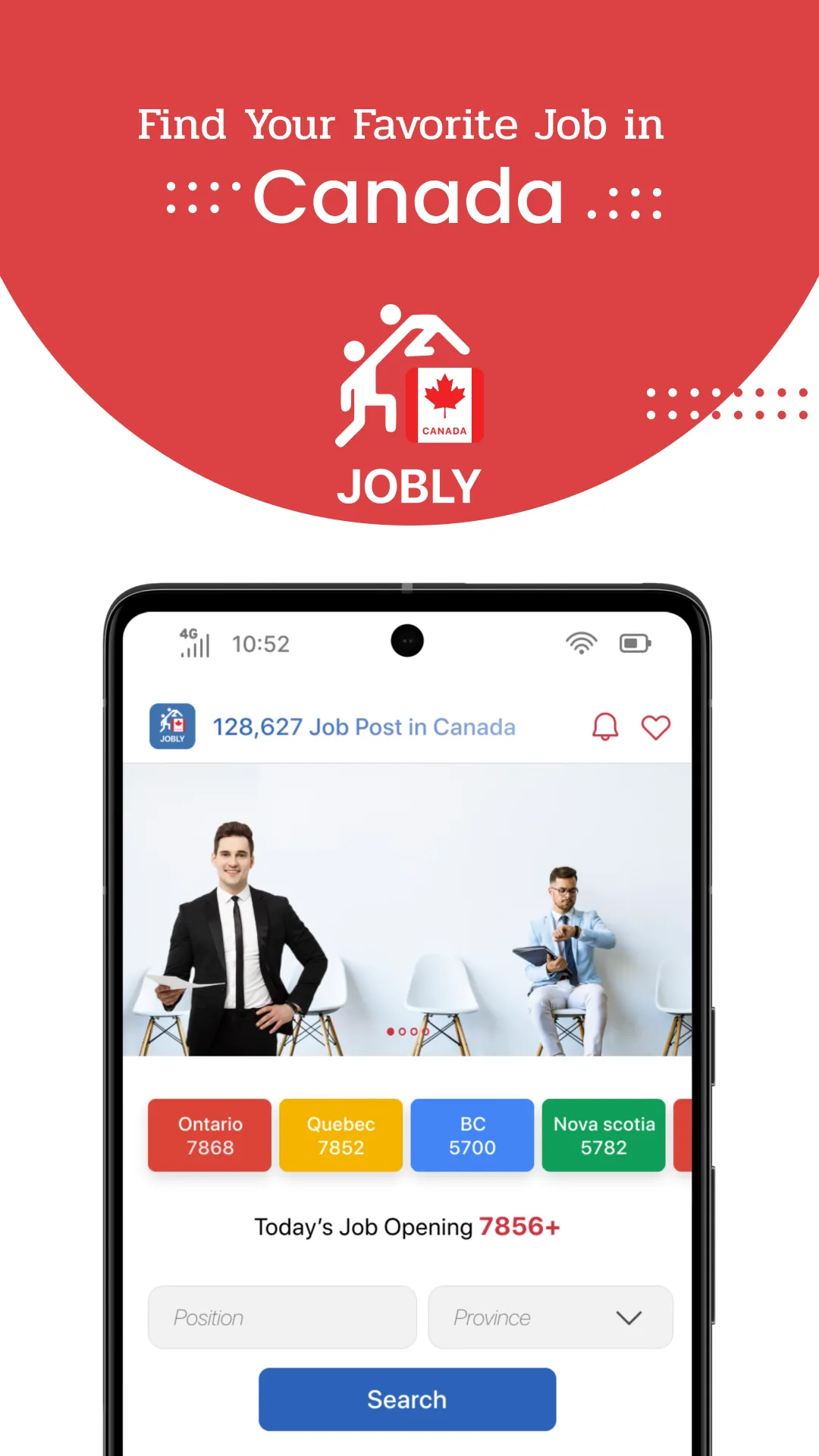 Jobly Canada | Indus Appstore | Screenshot