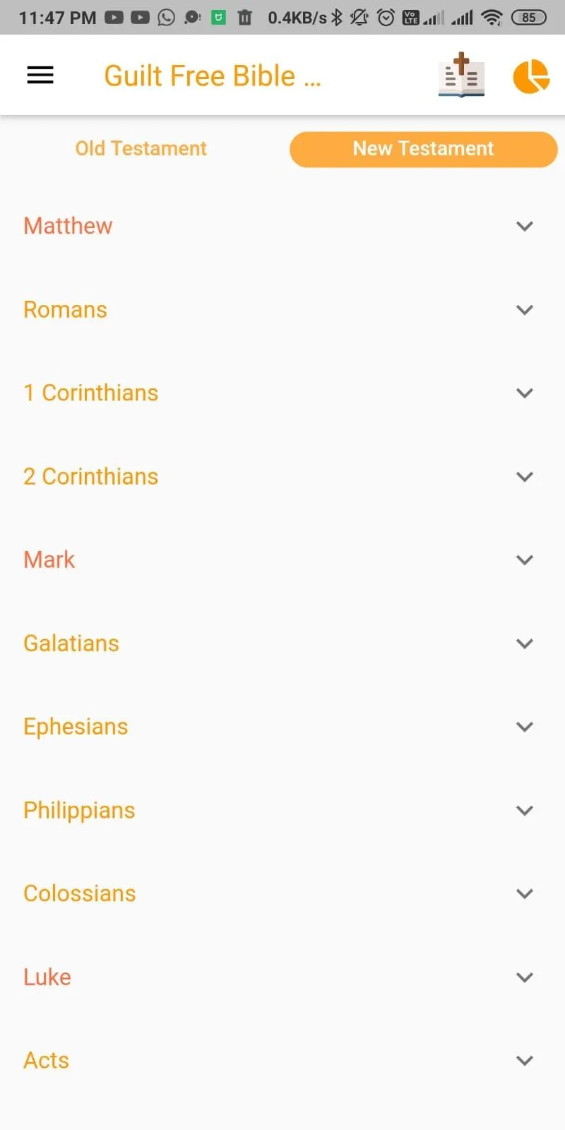 Guilt Free Bible Reading Plan | Indus Appstore | Screenshot