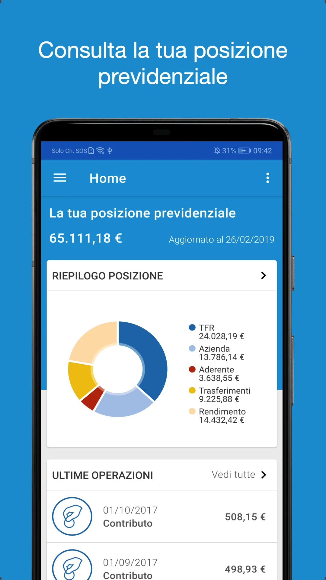 Amundi SecondaPensione | Indus Appstore | Screenshot