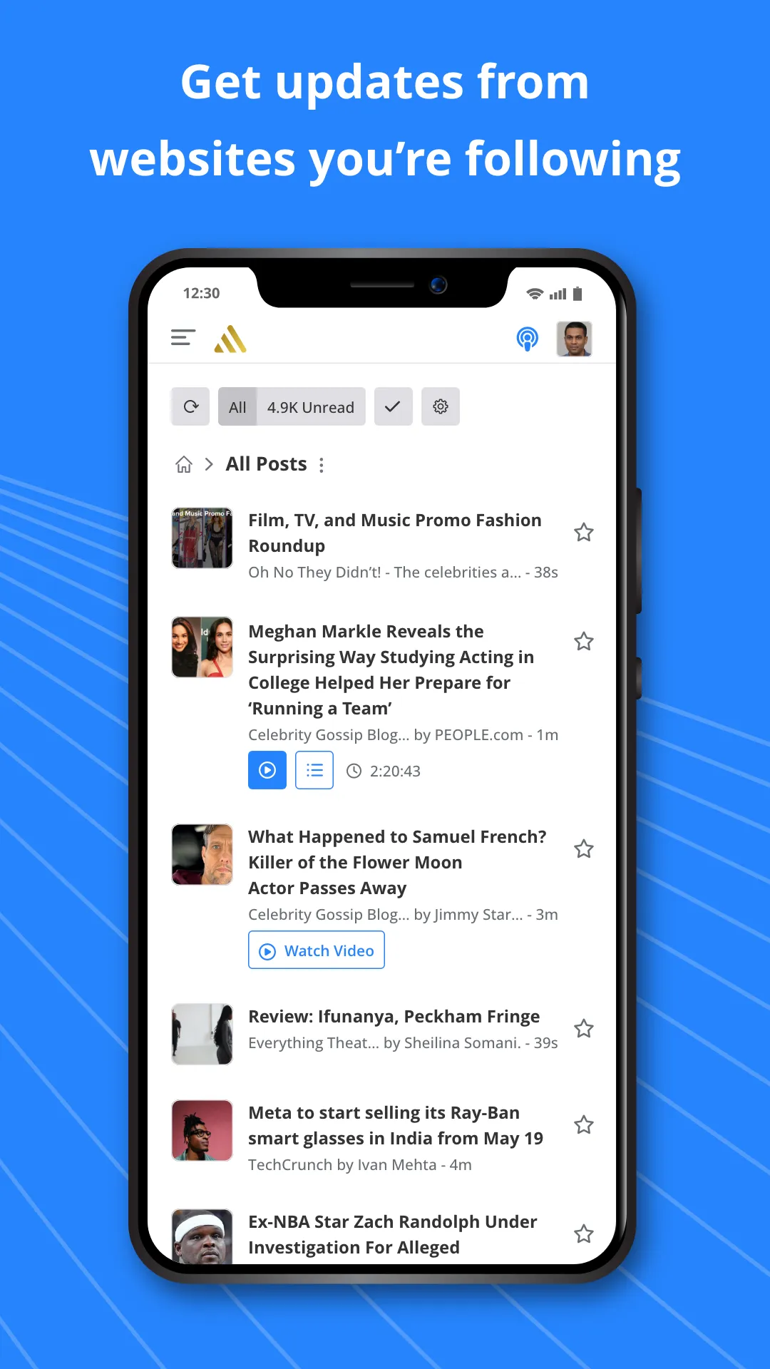 Feedspot Reader | Indus Appstore | Screenshot