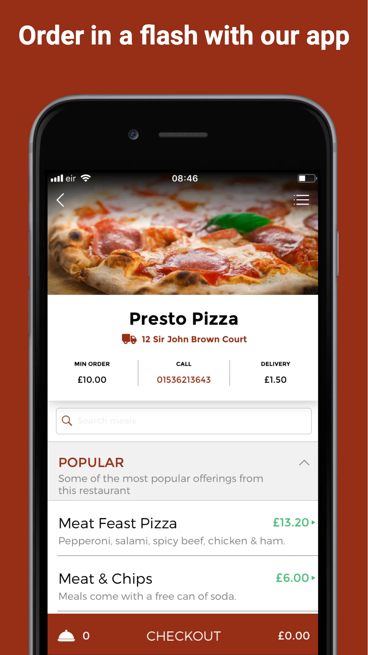 Presto Pizza Kettering | Indus Appstore | Screenshot