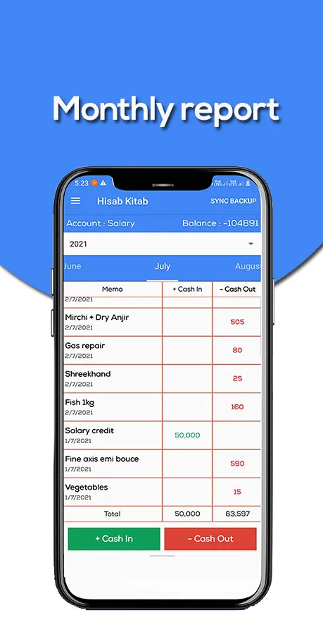 Daily Expenses Hisab - Kitab | Indus Appstore | Screenshot