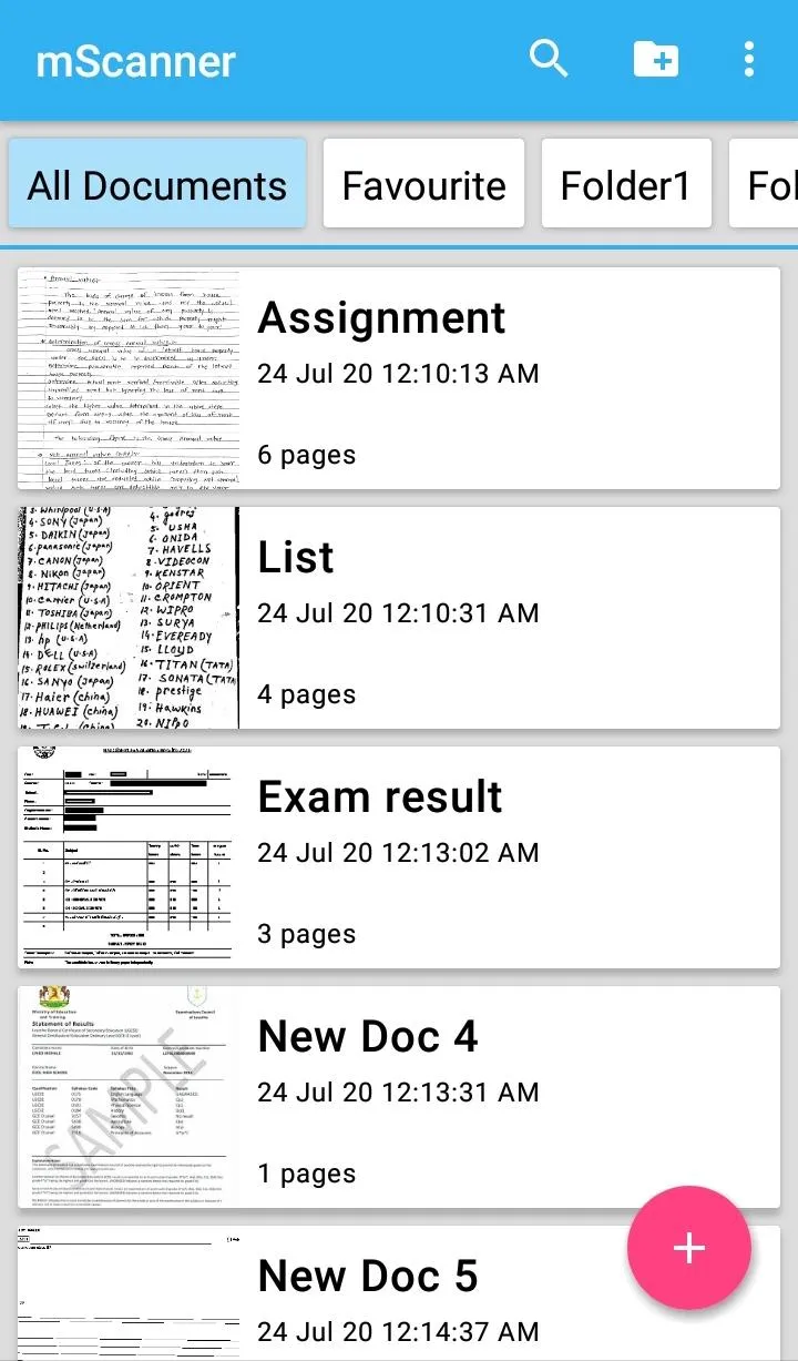 mScanner-Doc scanner&PDF maker | Indus Appstore | Screenshot