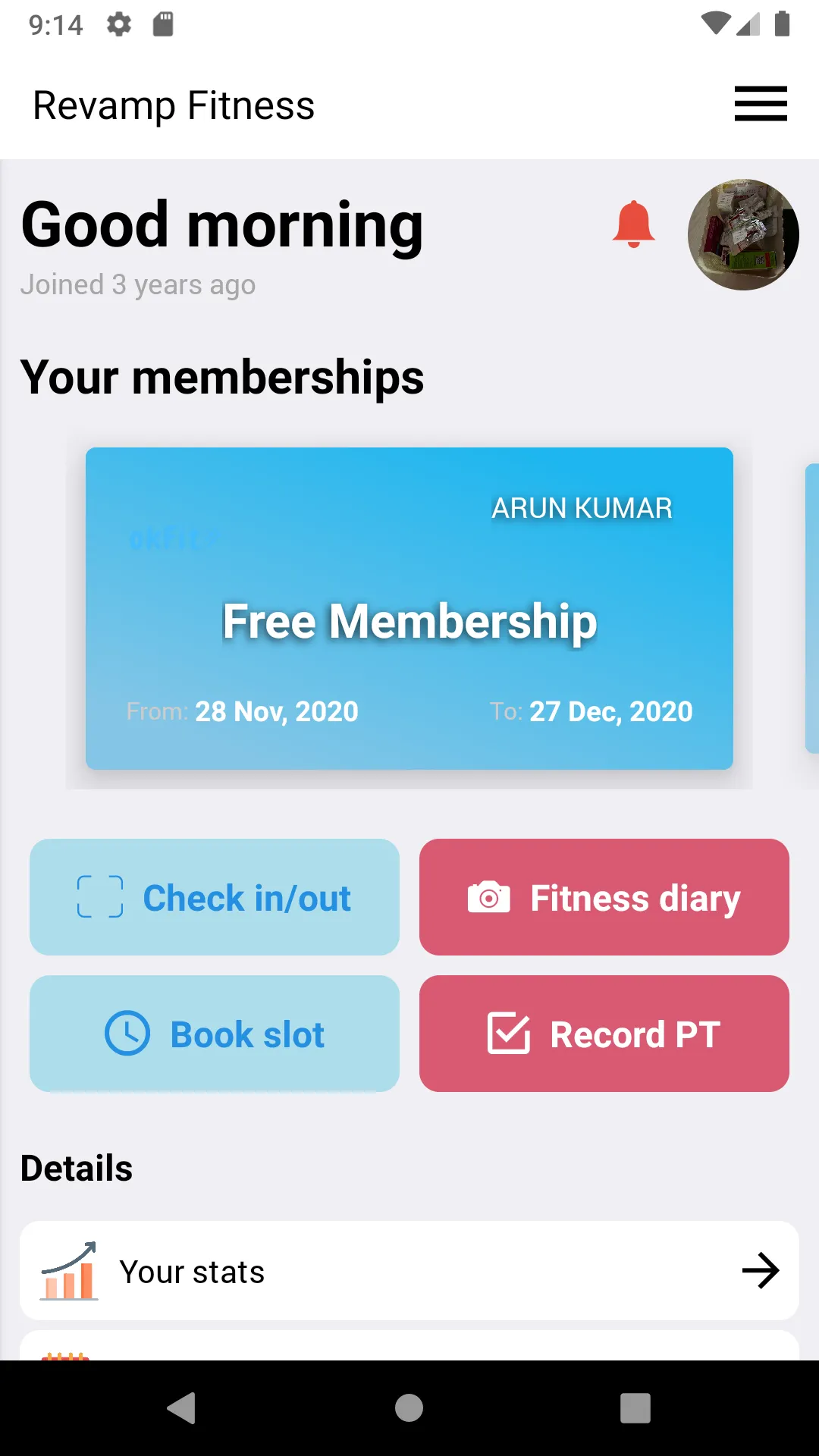 Revamp Fitness | Indus Appstore | Screenshot