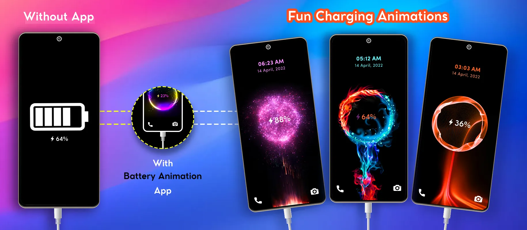 charging animation lock screen | Indus Appstore | Screenshot