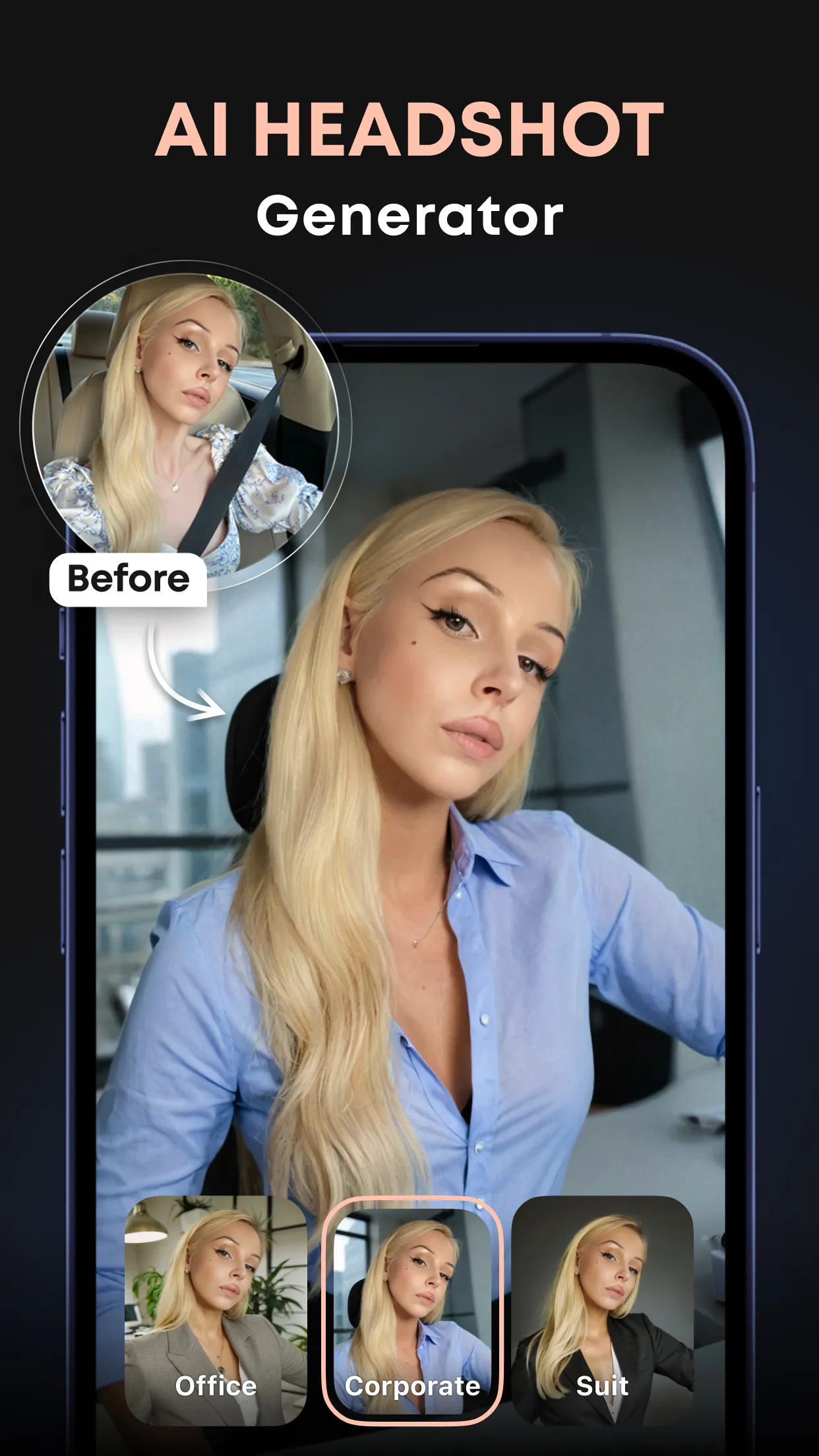 GIO: AI Headshot Generator | Indus Appstore | Screenshot