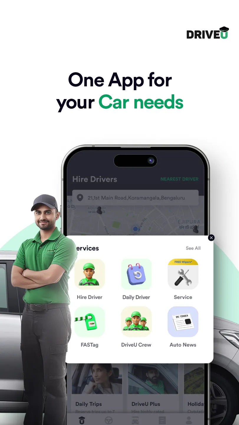 DriveU: Drivers & Car Services | Indus Appstore | Screenshot