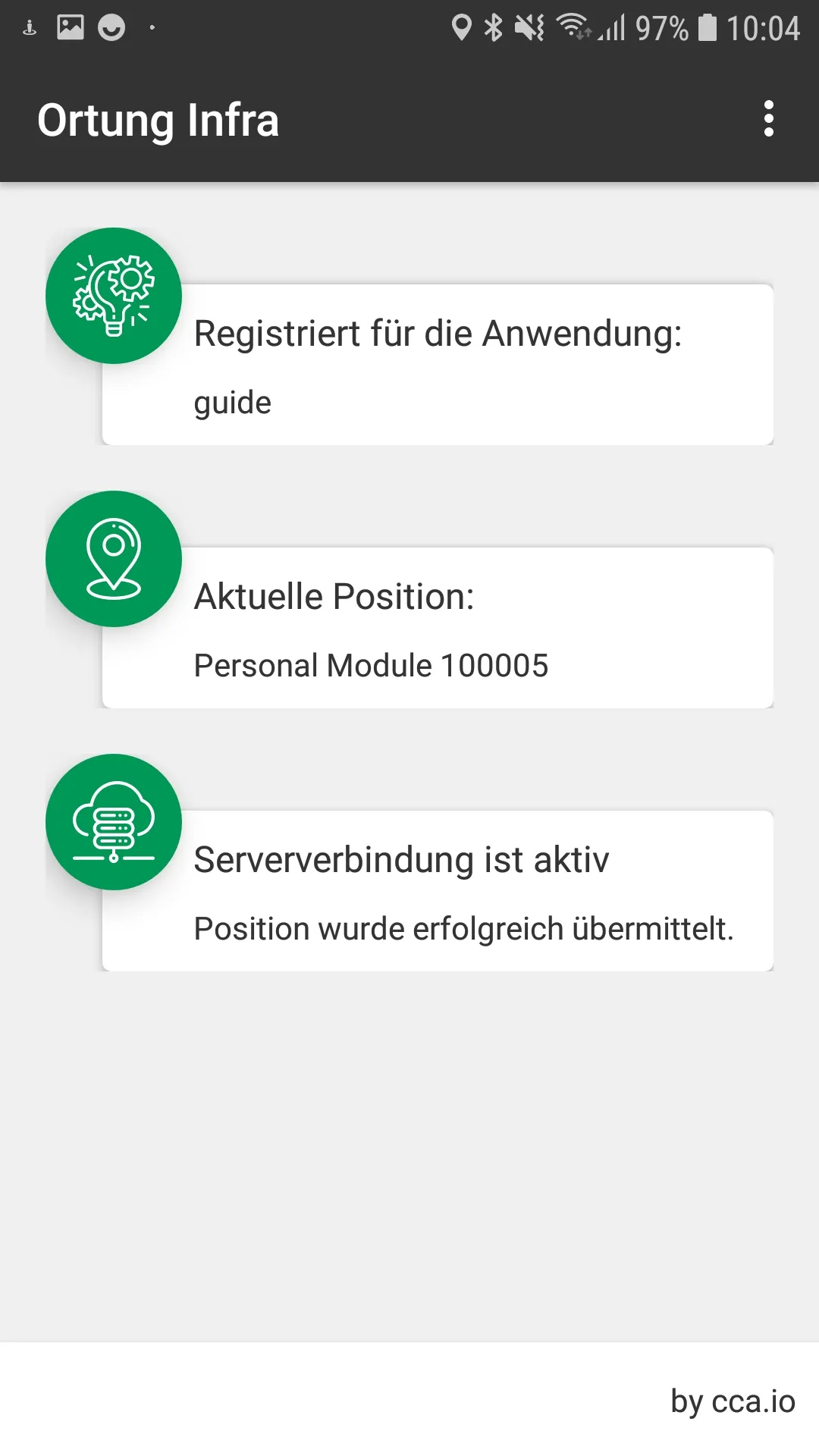 Ortung Infrastruktur | Indus Appstore | Screenshot