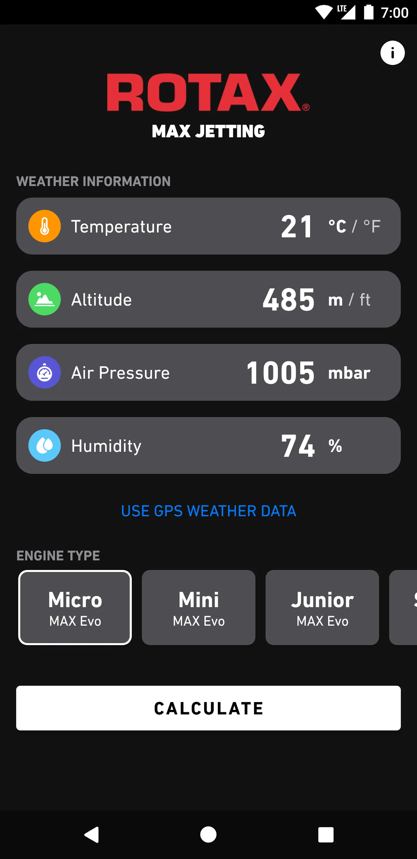 Rotax MAX Jetting | Indus Appstore | Screenshot