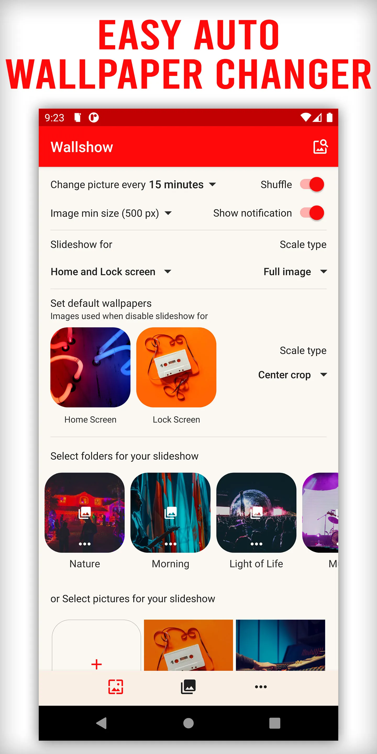 Wallshow: Wallpaper Changer | Indus Appstore | Screenshot