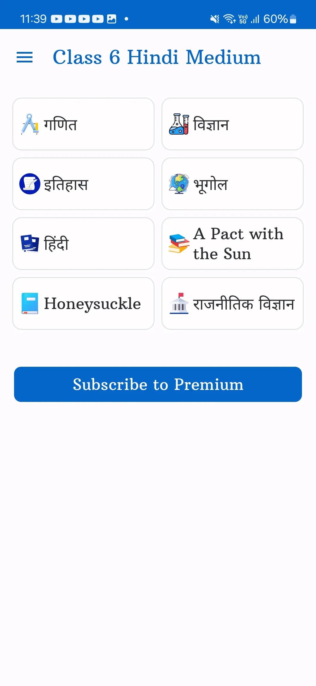 Class 6 Solutions in Hindi | Indus Appstore | Screenshot