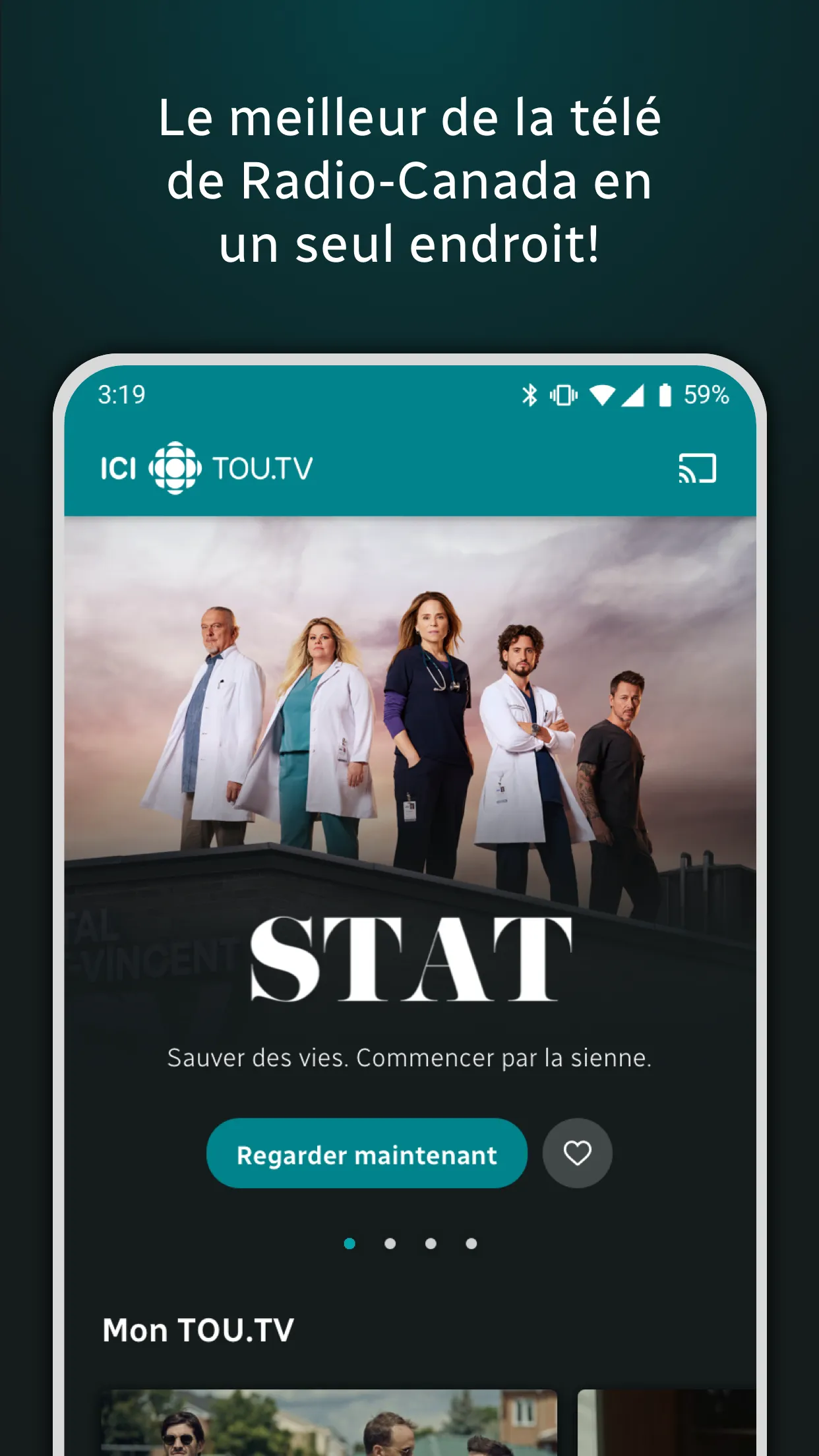 ICI TOU.TV | Indus Appstore | Screenshot