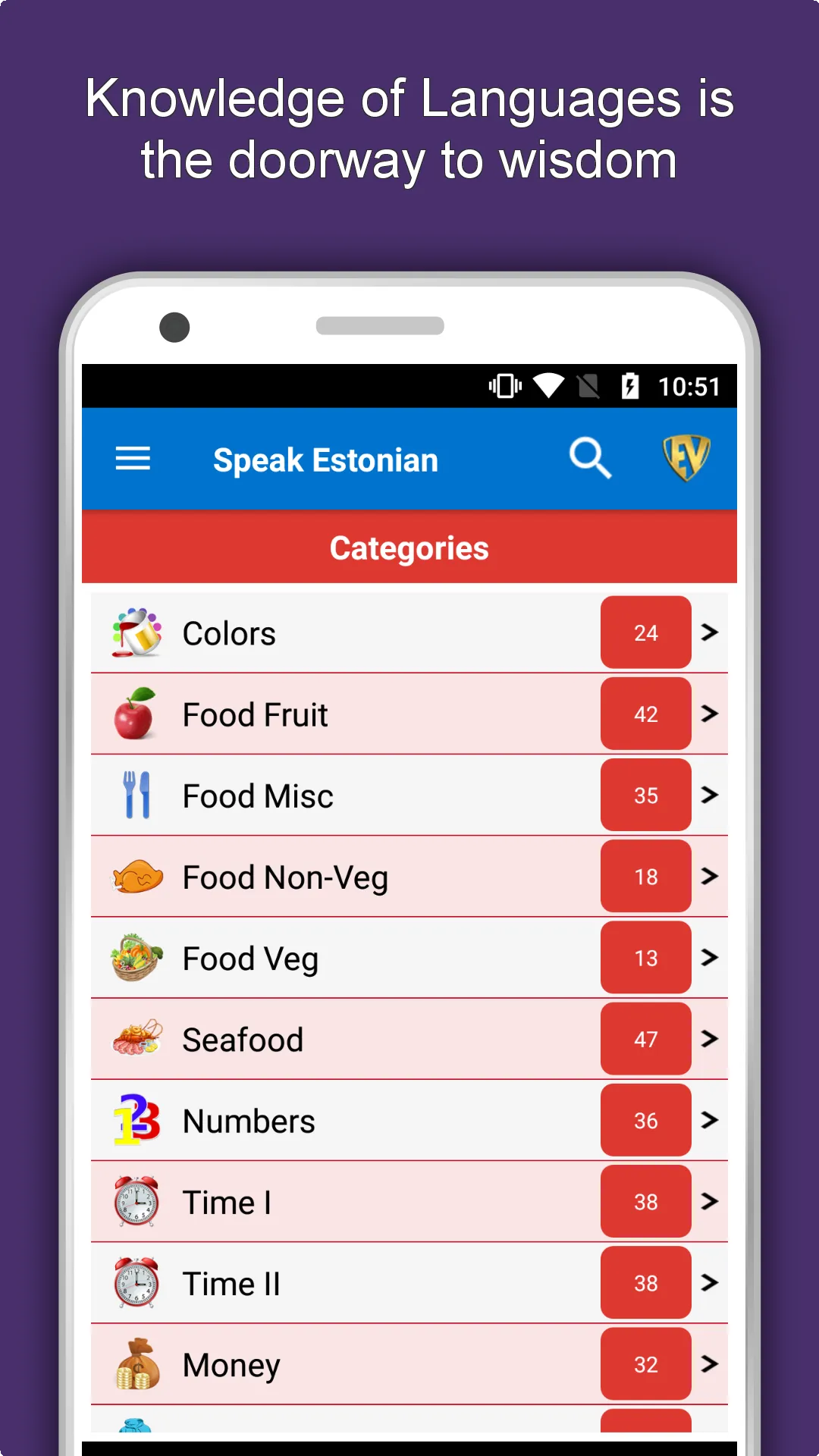 Learn Estonian Language App | Indus Appstore | Screenshot