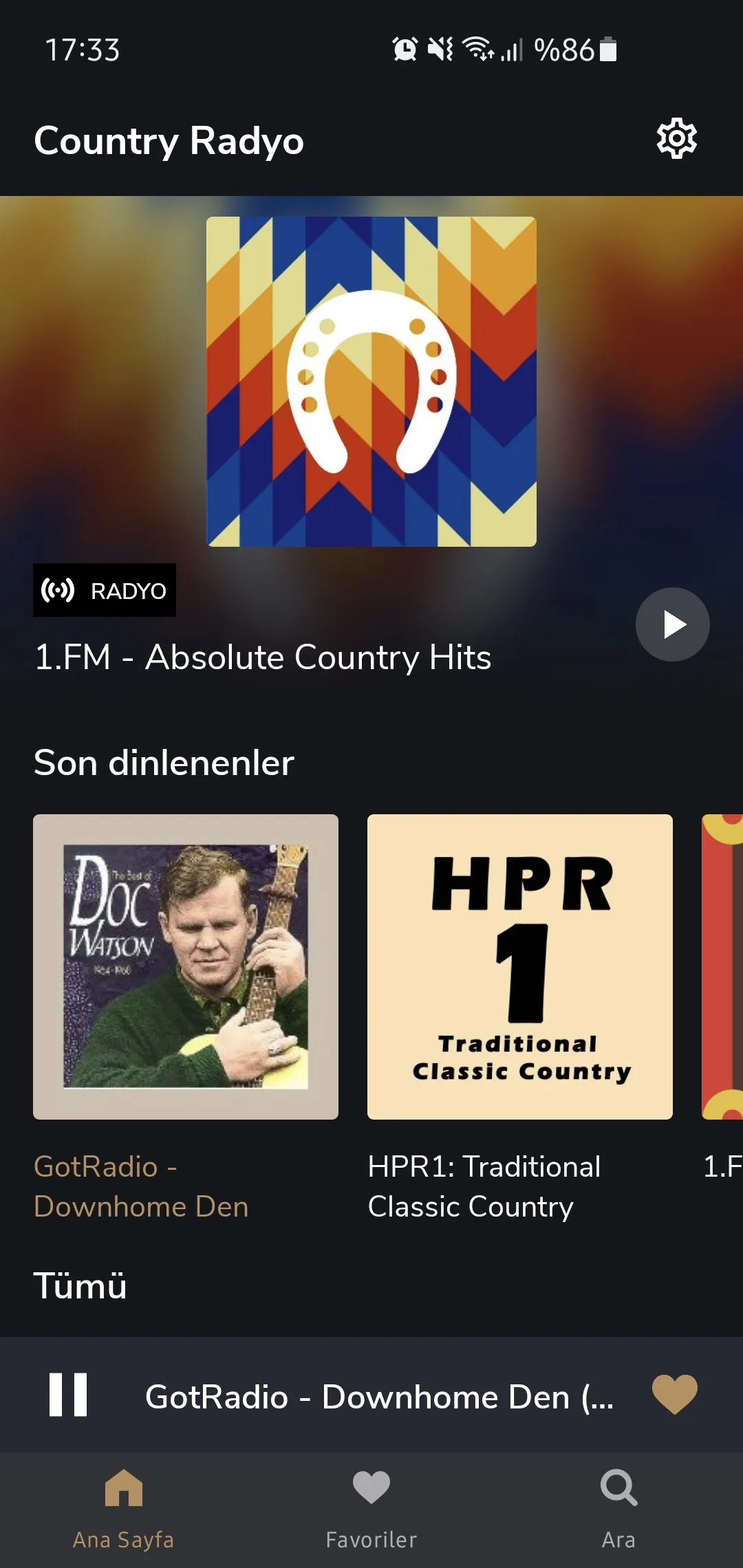 Country Radio | Indus Appstore | Screenshot