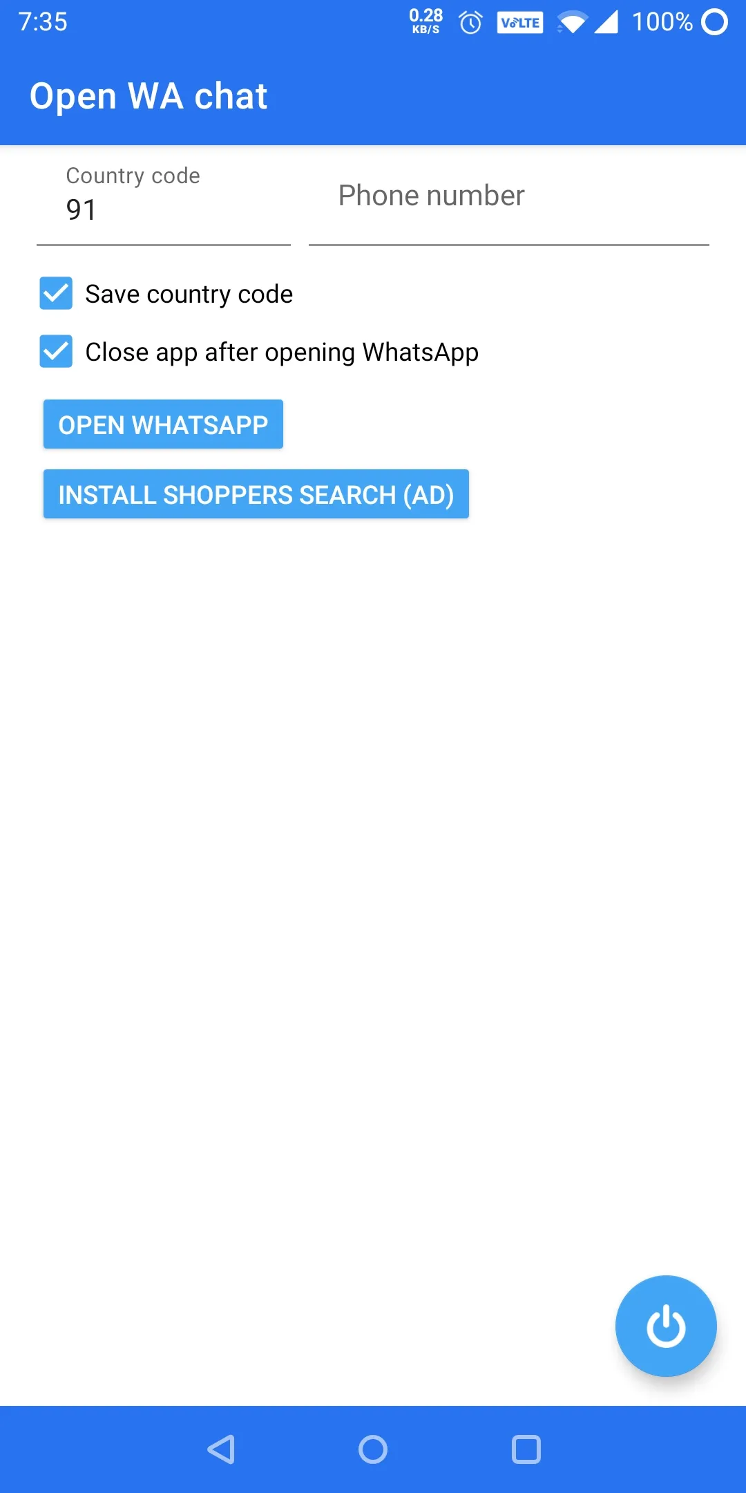 Open WA chat - Privacy app | Indus Appstore | Screenshot