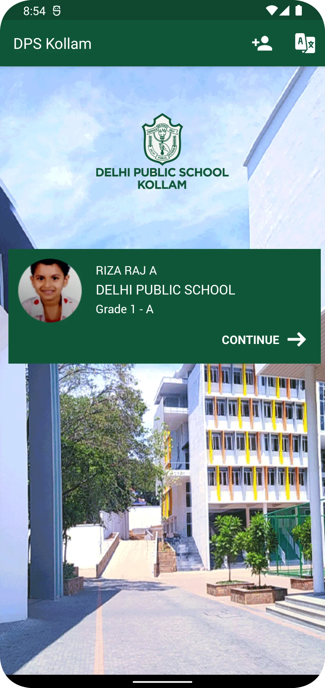 Delhi Public School Kollam | Indus Appstore | Screenshot