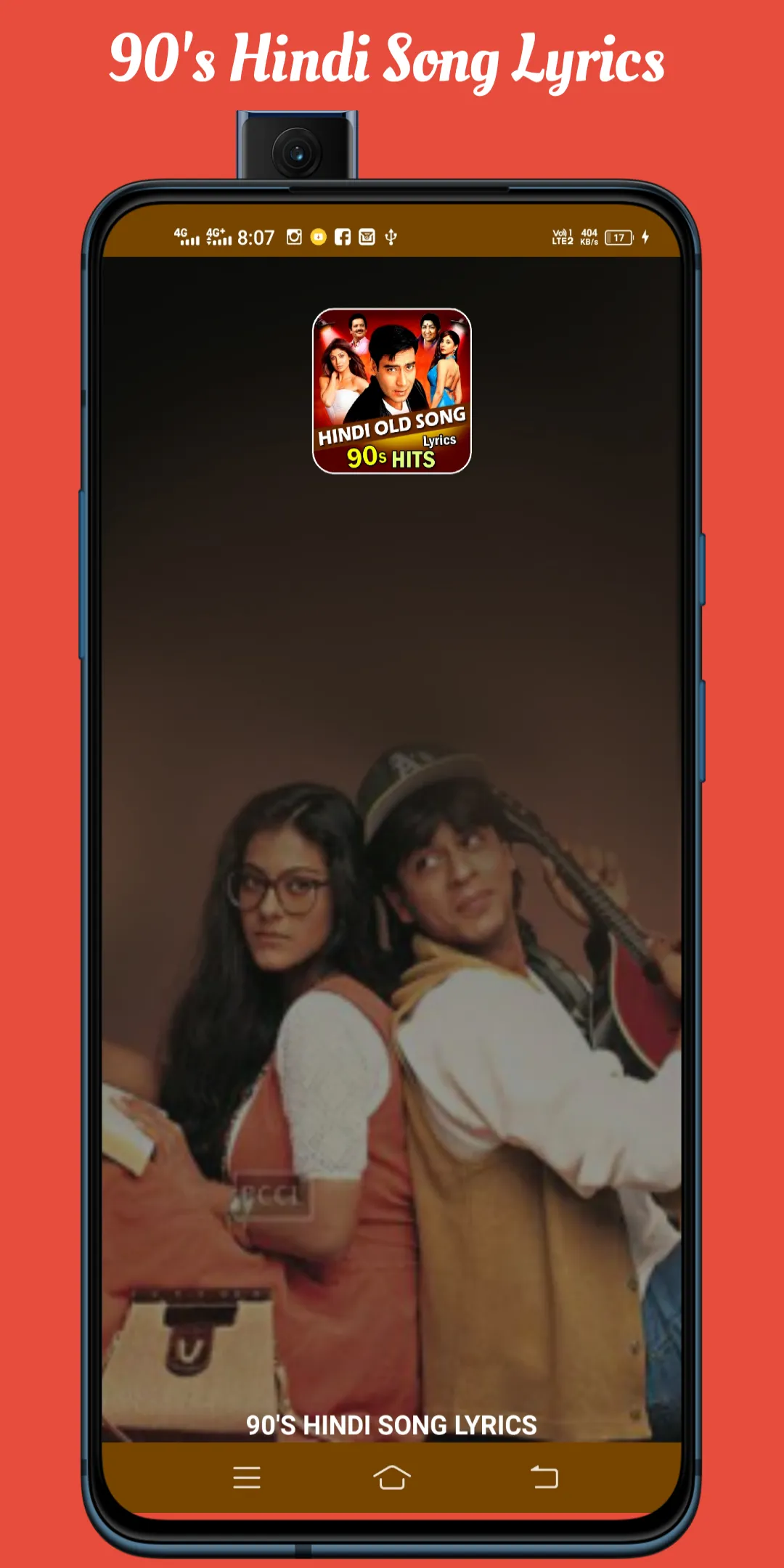 90's Hindi Song Lyrics 2024 | Indus Appstore | Screenshot