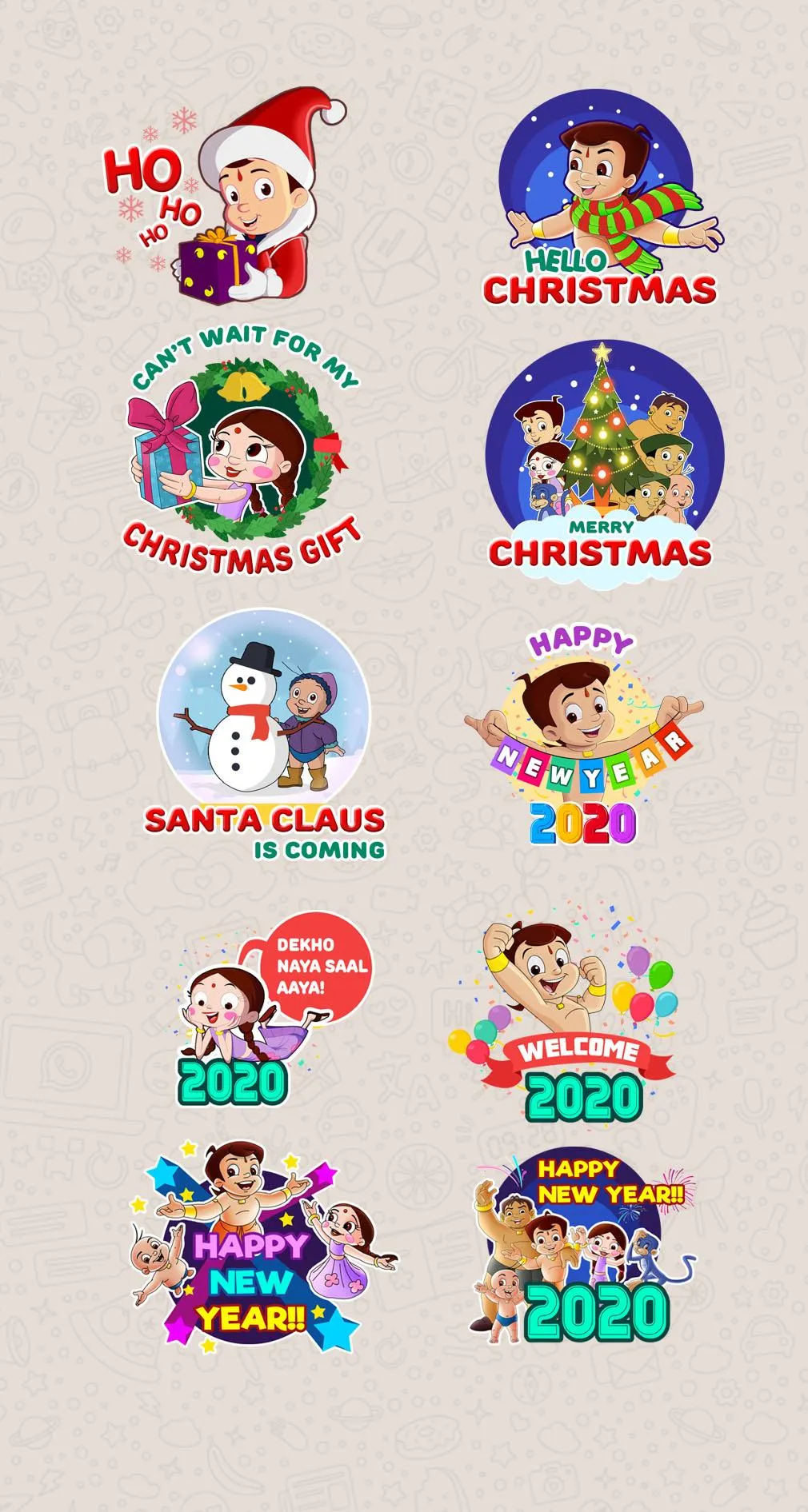 Chhota Bheem WAStickers | Indus Appstore | Screenshot