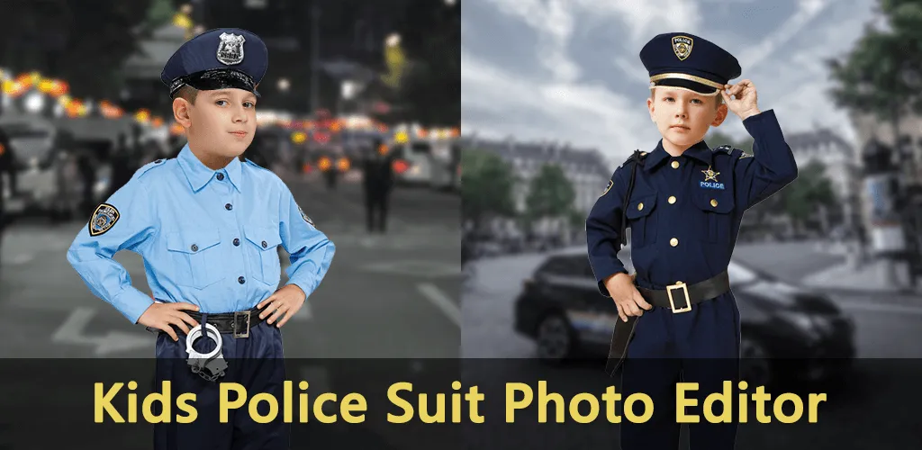 Kids Police Suit Photo Editor | Indus Appstore | Screenshot