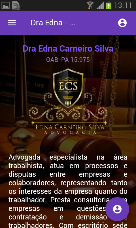 Advocacia Dra Edna Carneiro Si | Indus Appstore | Screenshot