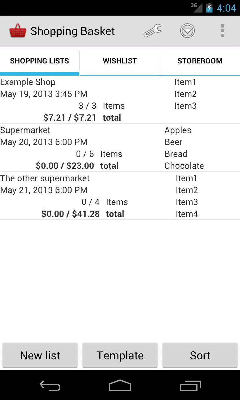 Shopping Basket IAP | Indus Appstore | Screenshot