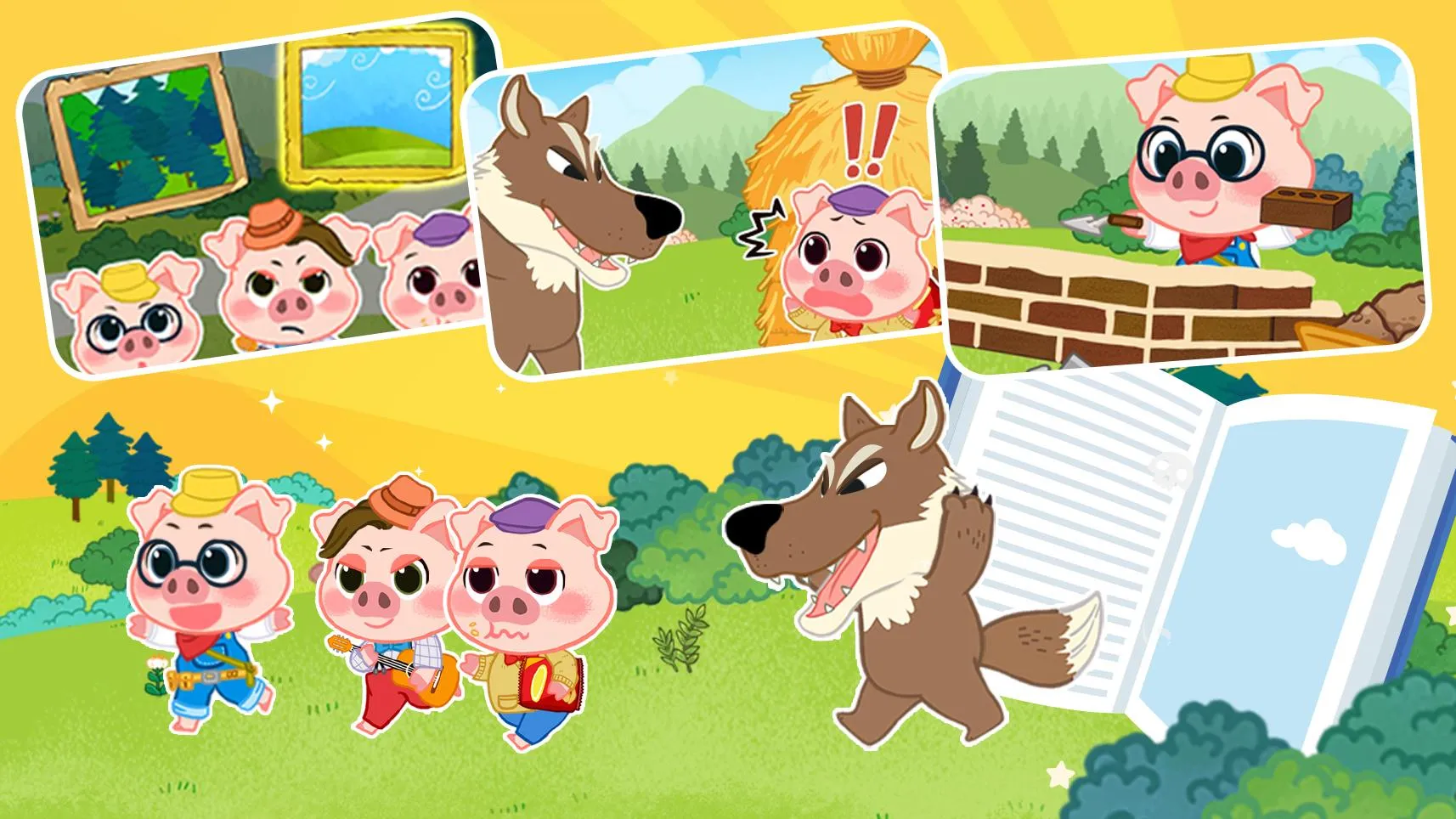 The three little pigs game | Indus Appstore | Screenshot